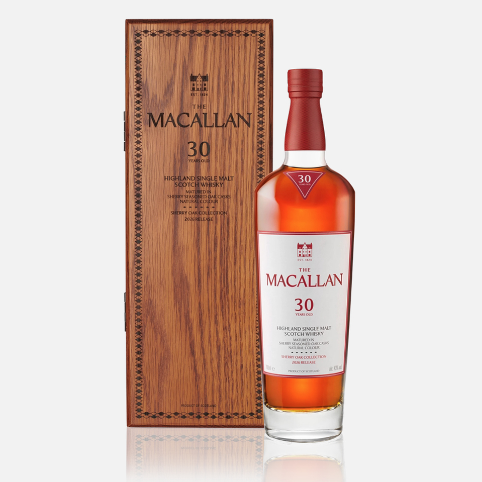 Macallan 30 Years Old Sherry Oak Collection 2026 Release 43%