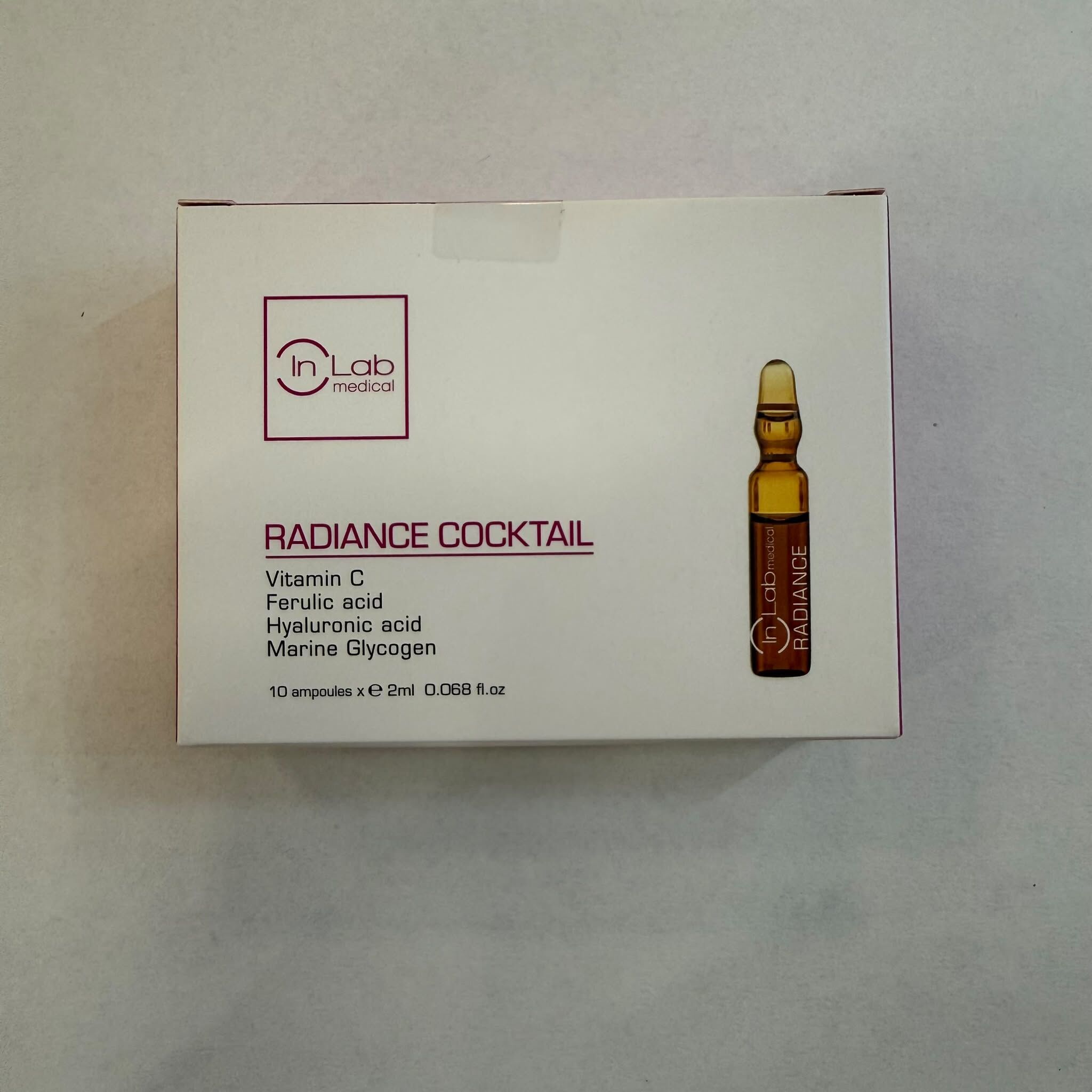 關鍵字SP21 - INLAB RADIANCE AMPOLUE 2ML X 10pcs + Mask x 1優惠價$199