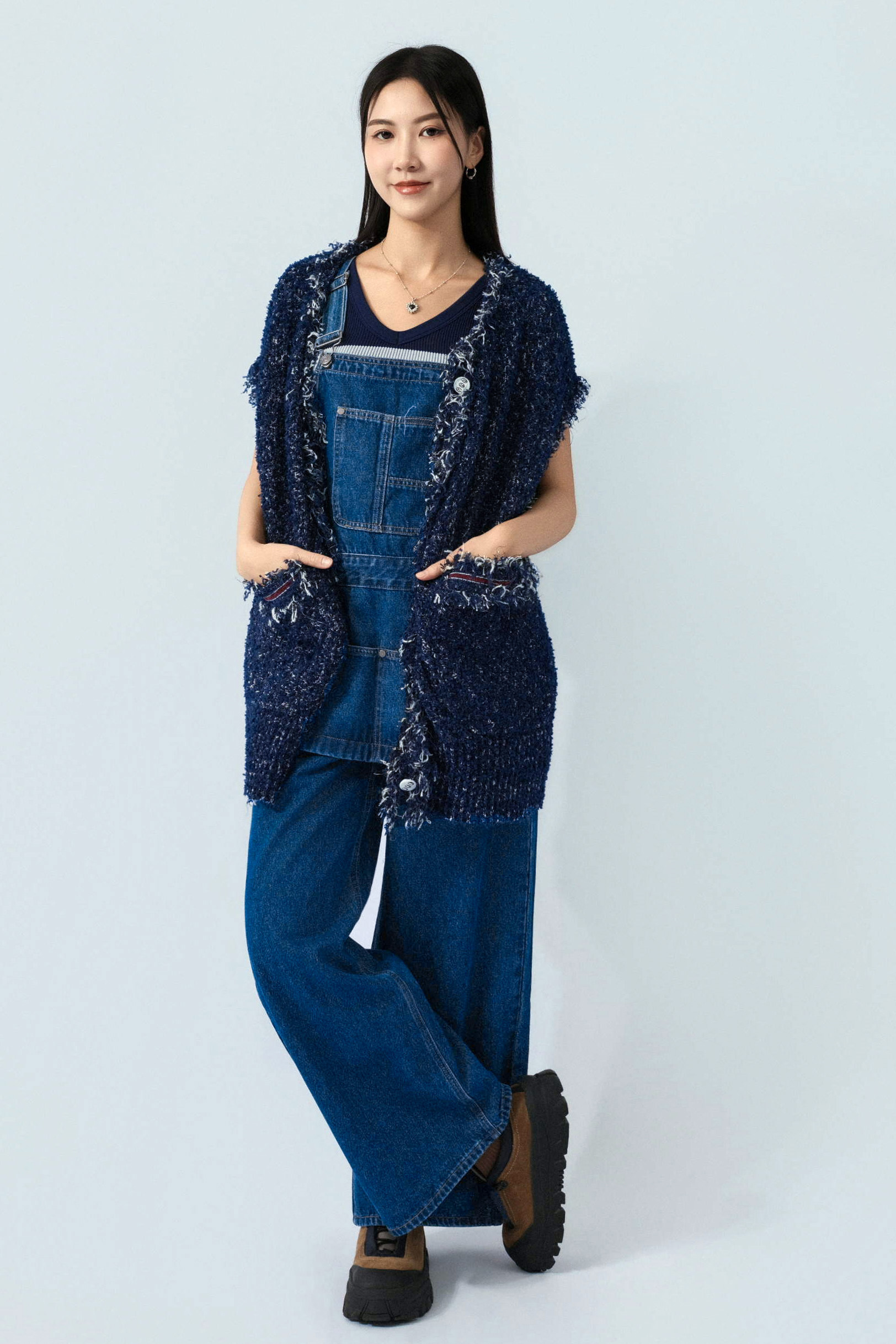 FW26_0095（外套＋上衣＋牛仔褲套裝）