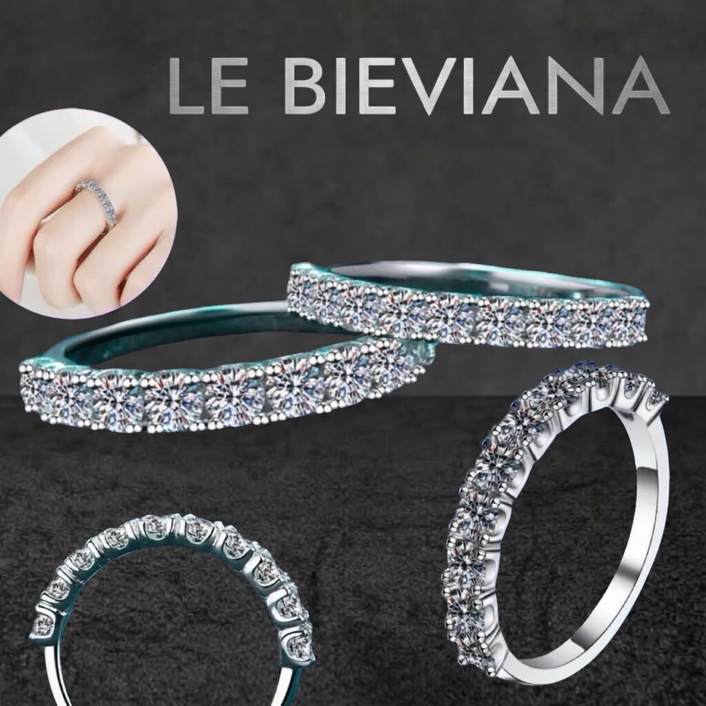 Z159 925 純銀共1卡莫桑石戒指🔸LE BIEVIANA GRA 認證 D grade (7-10日寄出)