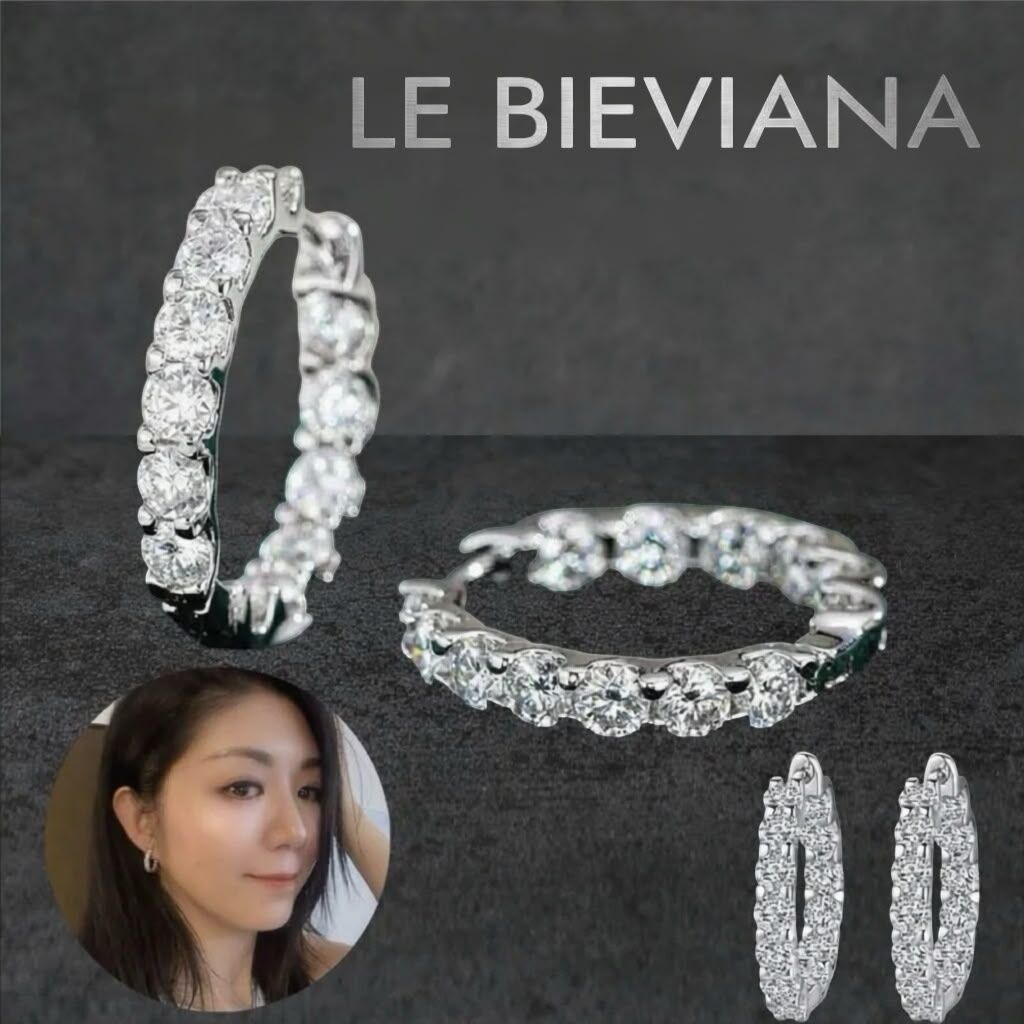 （限時優惠-100）925純銀共3卡莫桑耳環Z352🔸LE BIEVIANA GRA 認證 D grade(23/9截單之後7-14日寄出)