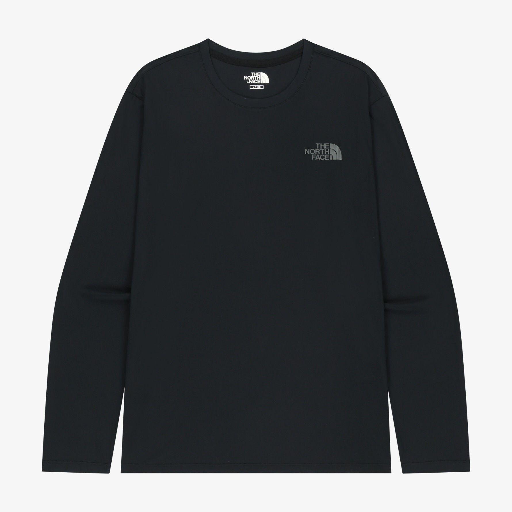 【OWN】The North Face 長袖 秋冬 白標 圓領 胸前 Logo 背面 標語 男生 萊姆綠 黑色 炭灰色
