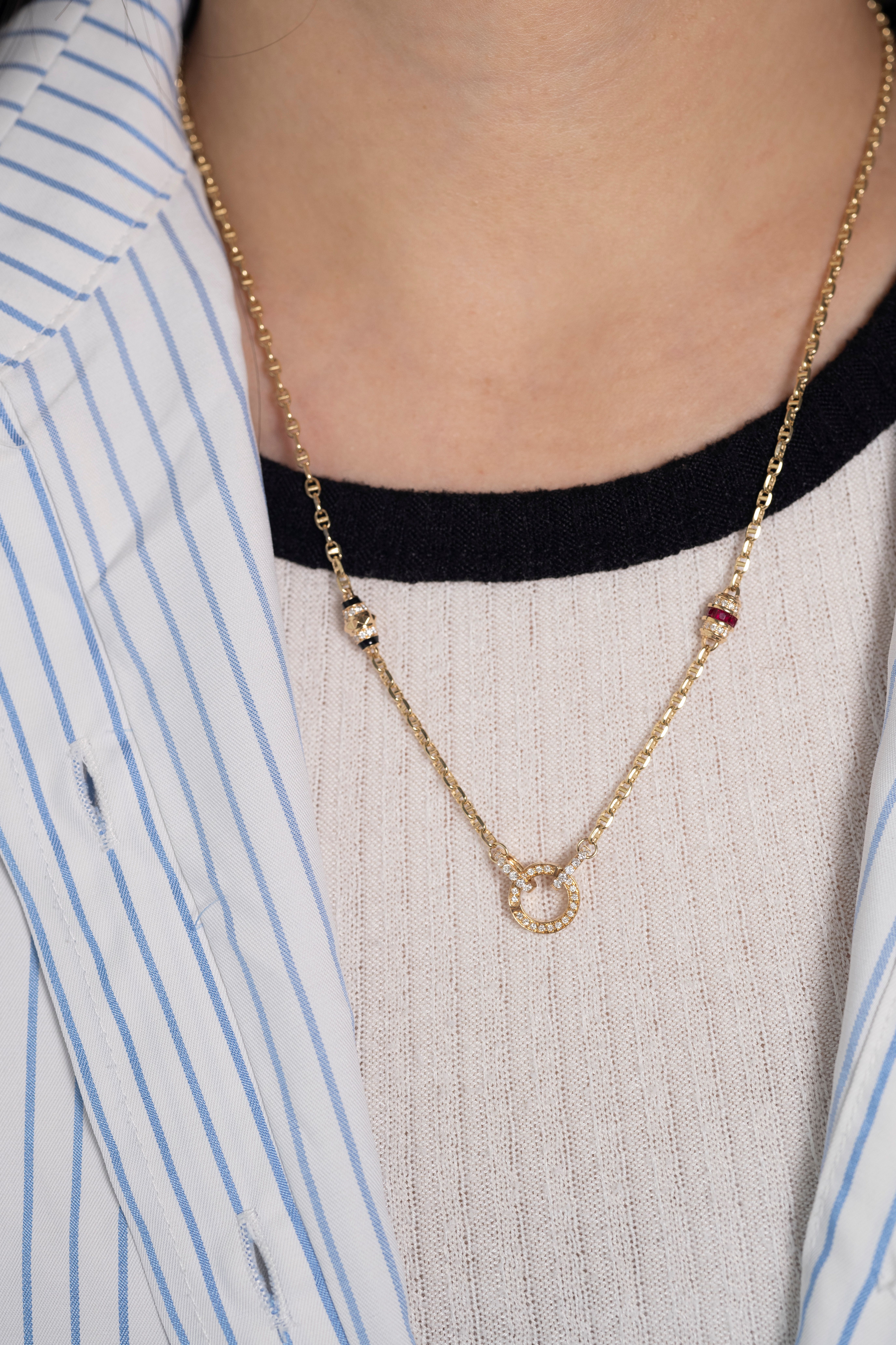 18K Aura Multi-Way Diamond Necklace