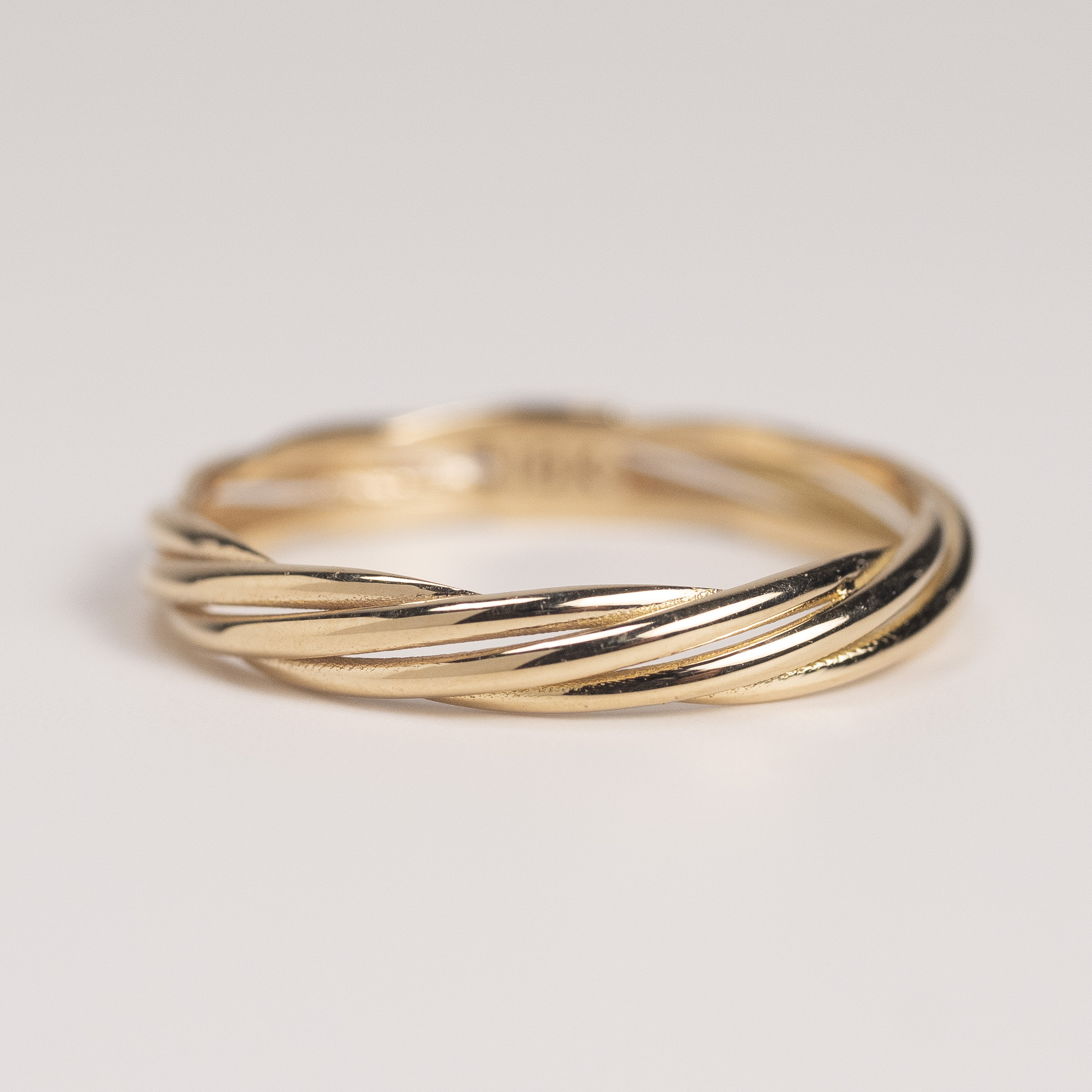 18K Dual Silk Flow Ring