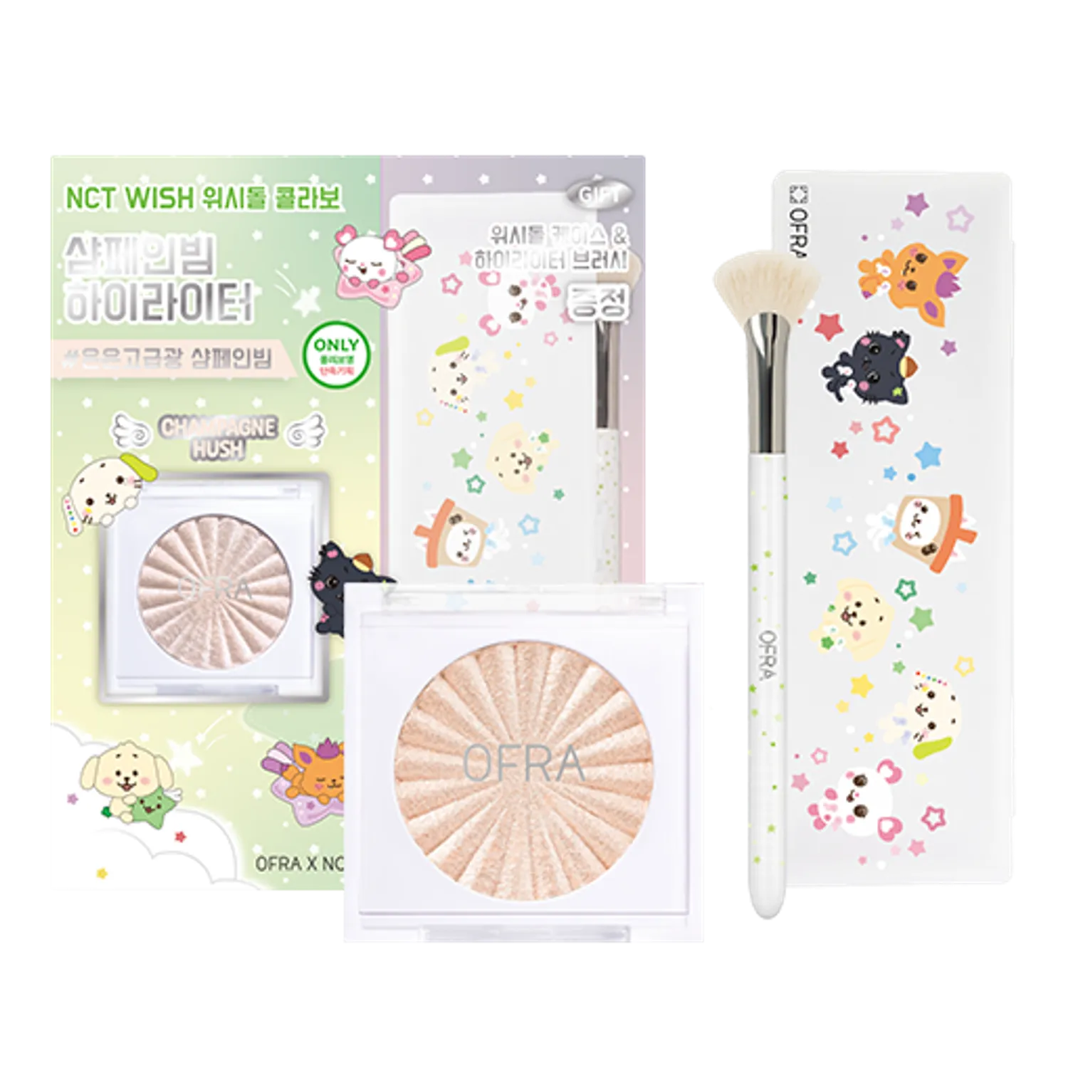 OFRA × NCT WISH Highlighter#Champagne Hush