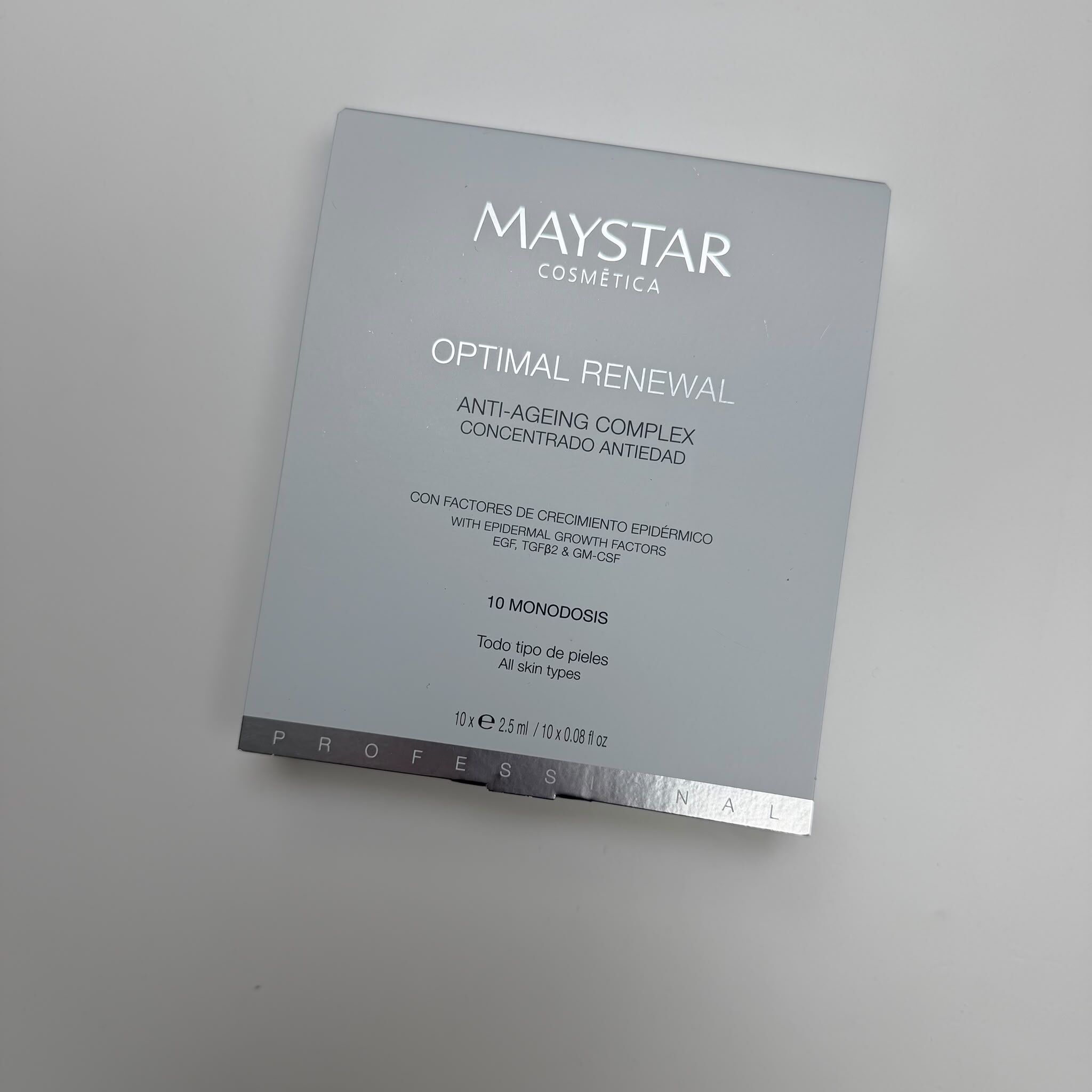 關鍵字SP7 – MAYSTAR OPTIMAL RENEWAL ANTI-AGING COMPLEX 2.5ml x 10pcs + Mask x 1優惠價$599