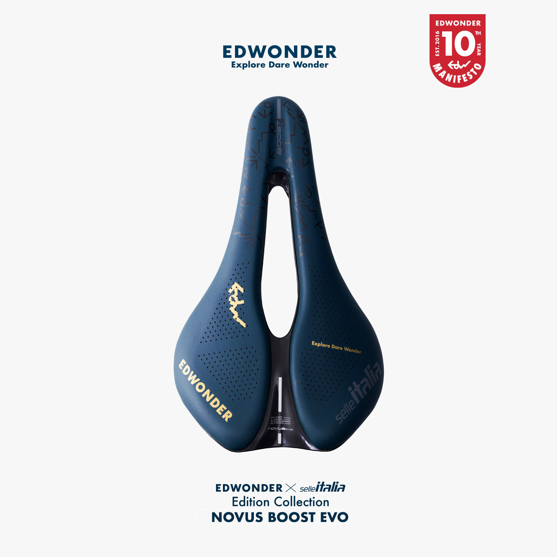 Selle Italia Novus Boost EVO x EDwonder 限量聯名公路座墊