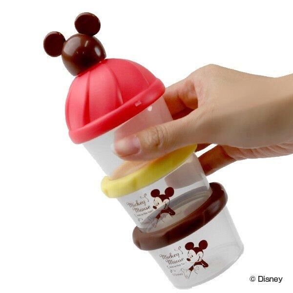 日本製 Mickey Mouse 三層奶粉罐