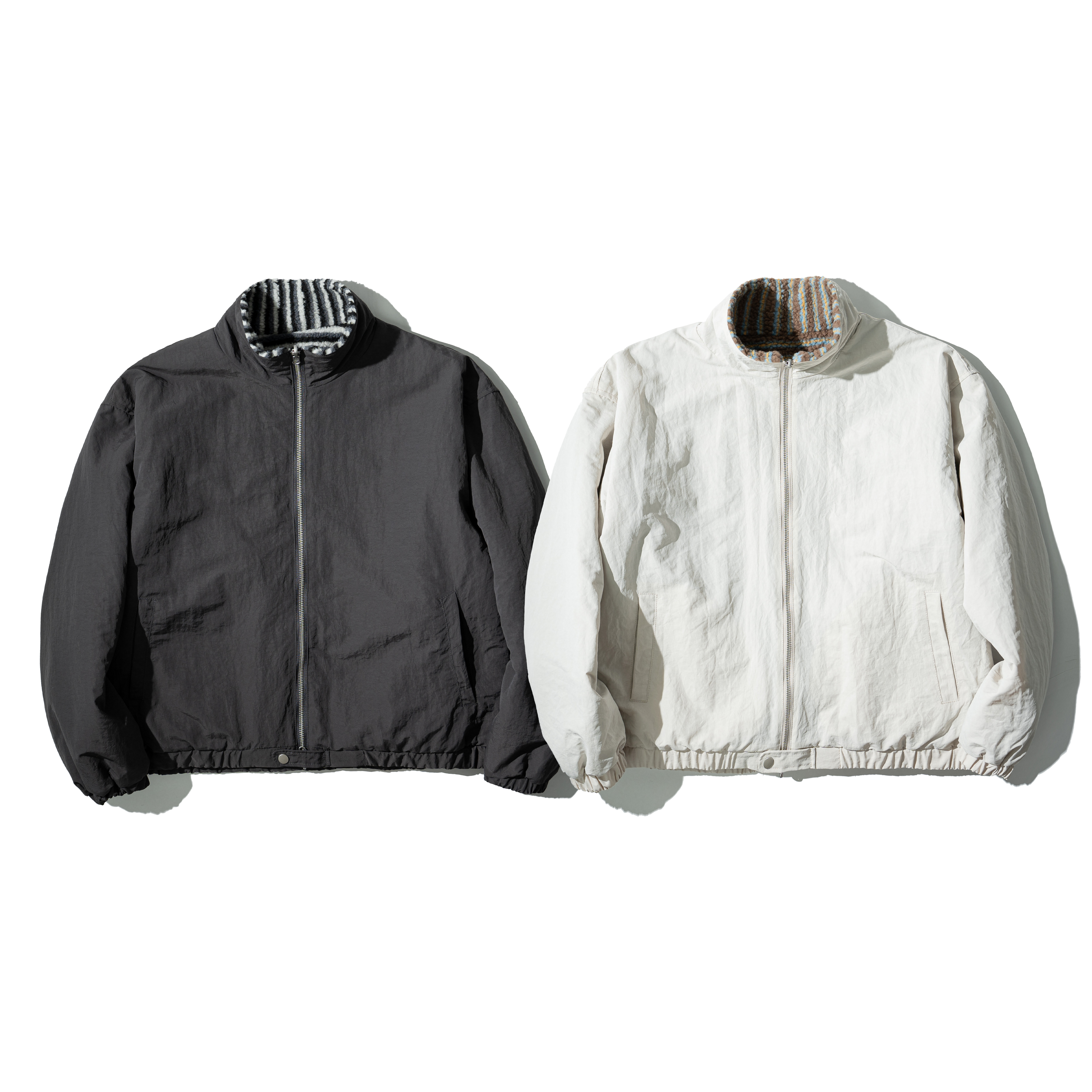MIAO Reversible Stand Collar Jacket 雙面穿 保暖 立領外套 [M-J68]