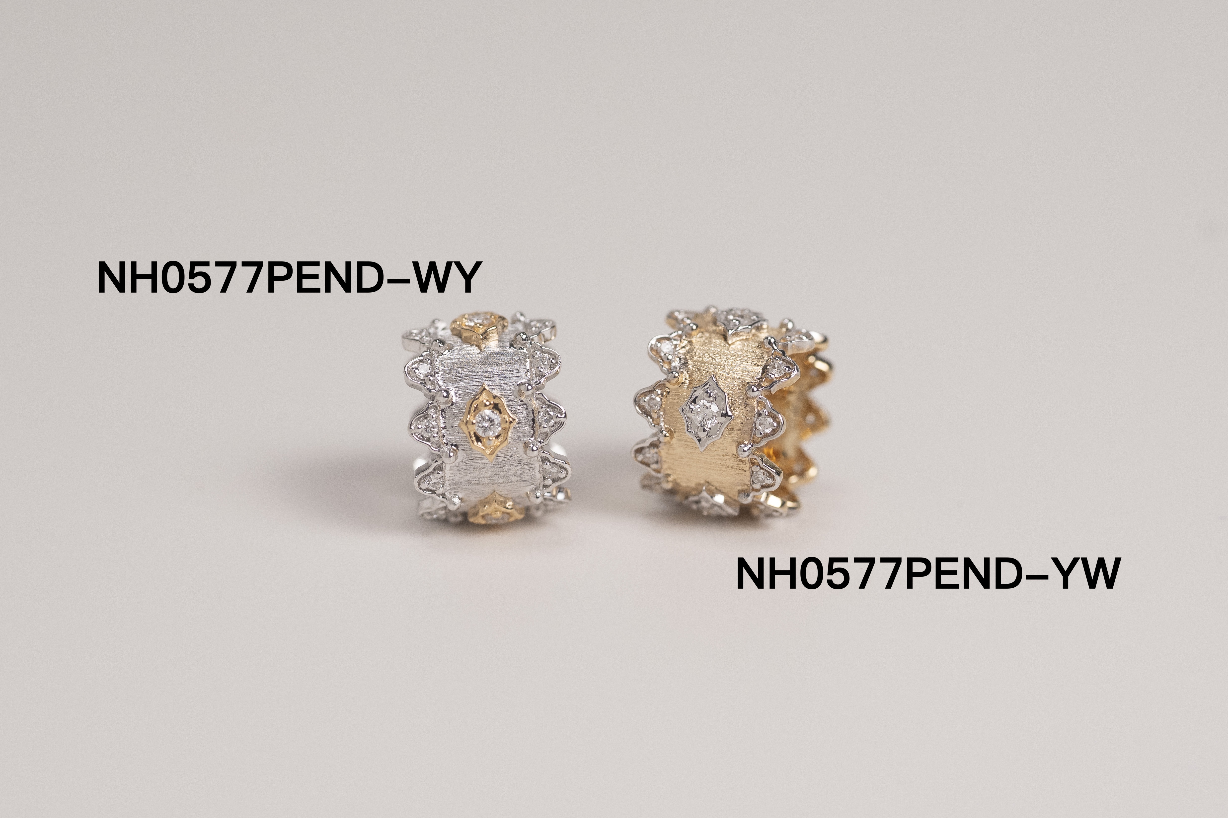 18K Glow Sugar Diamond Pendant