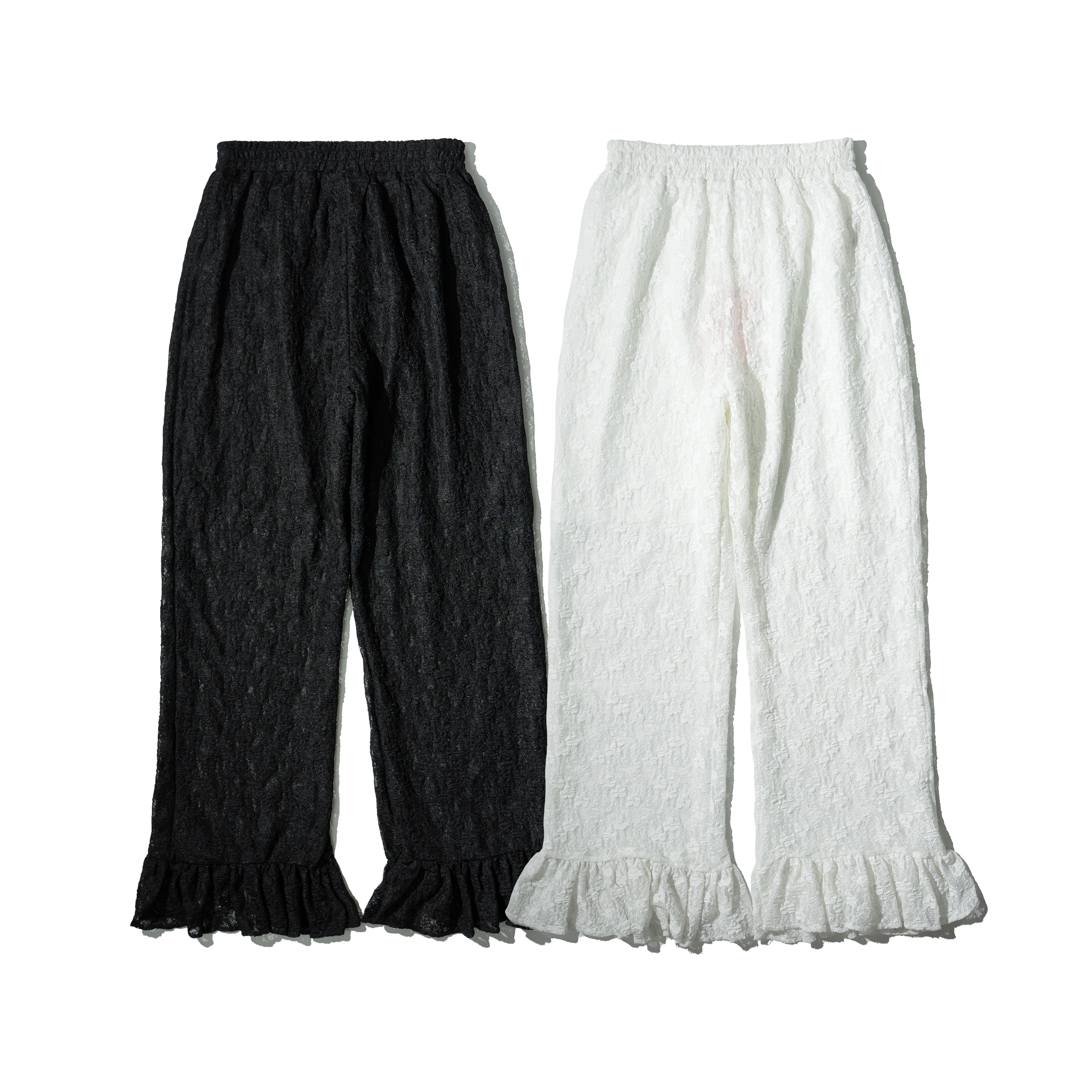 MIAO Lace BootCut Pants 女裝 喇叭版型 蕾絲長褲 [M-P10]