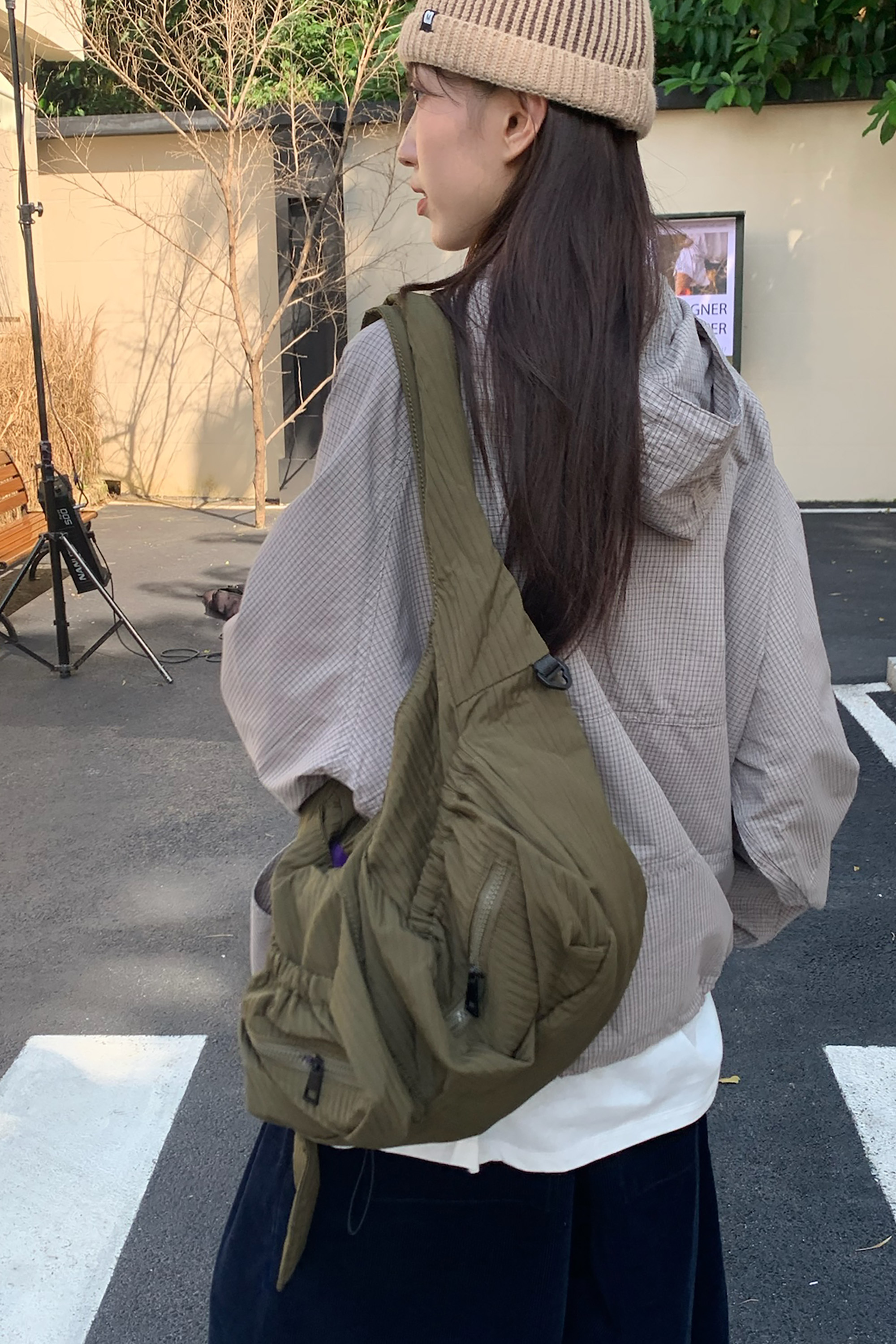 Oct｜日感坑條感多口袋包包 3色