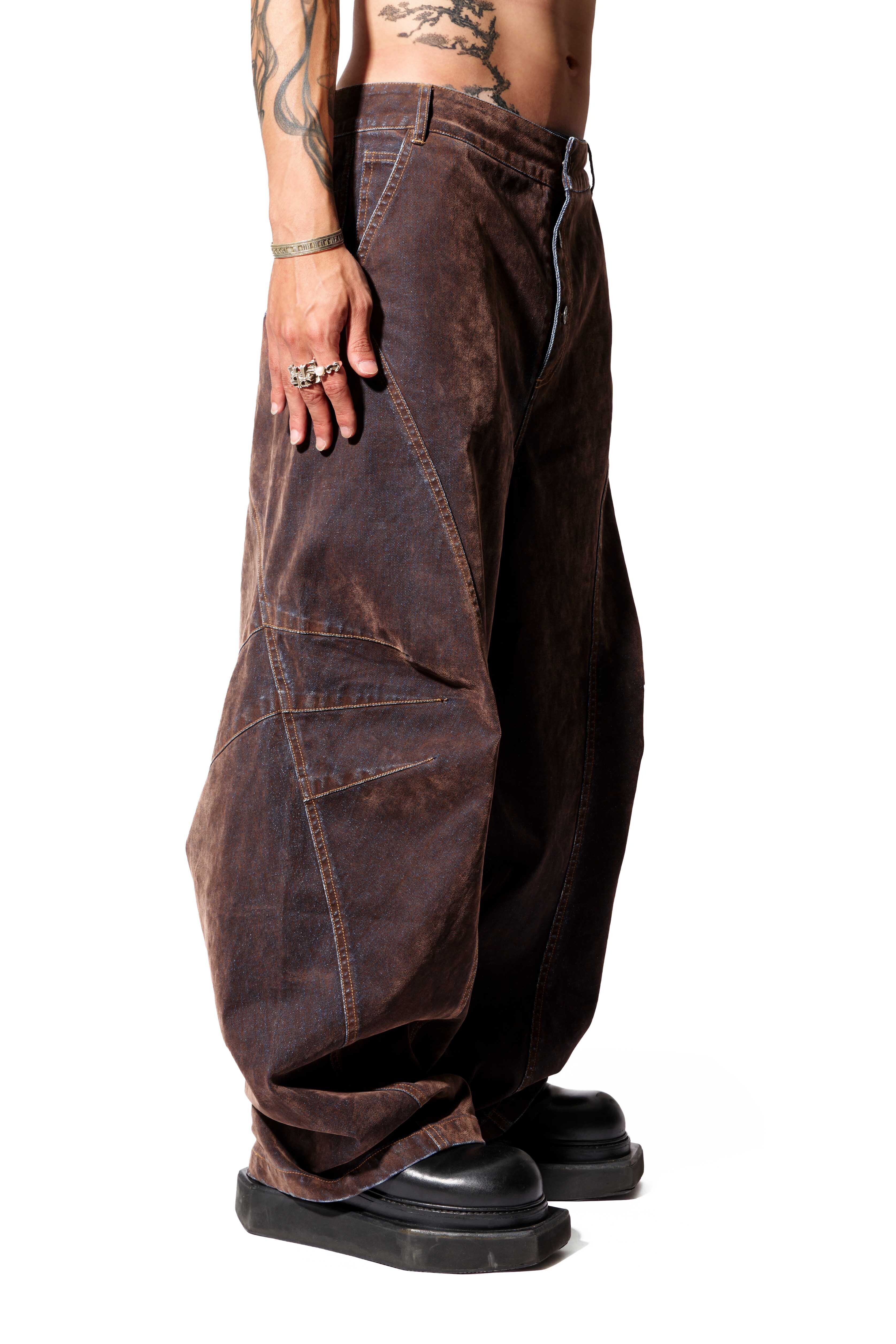 REMIX "Ergon Pants" (BrownBlue)