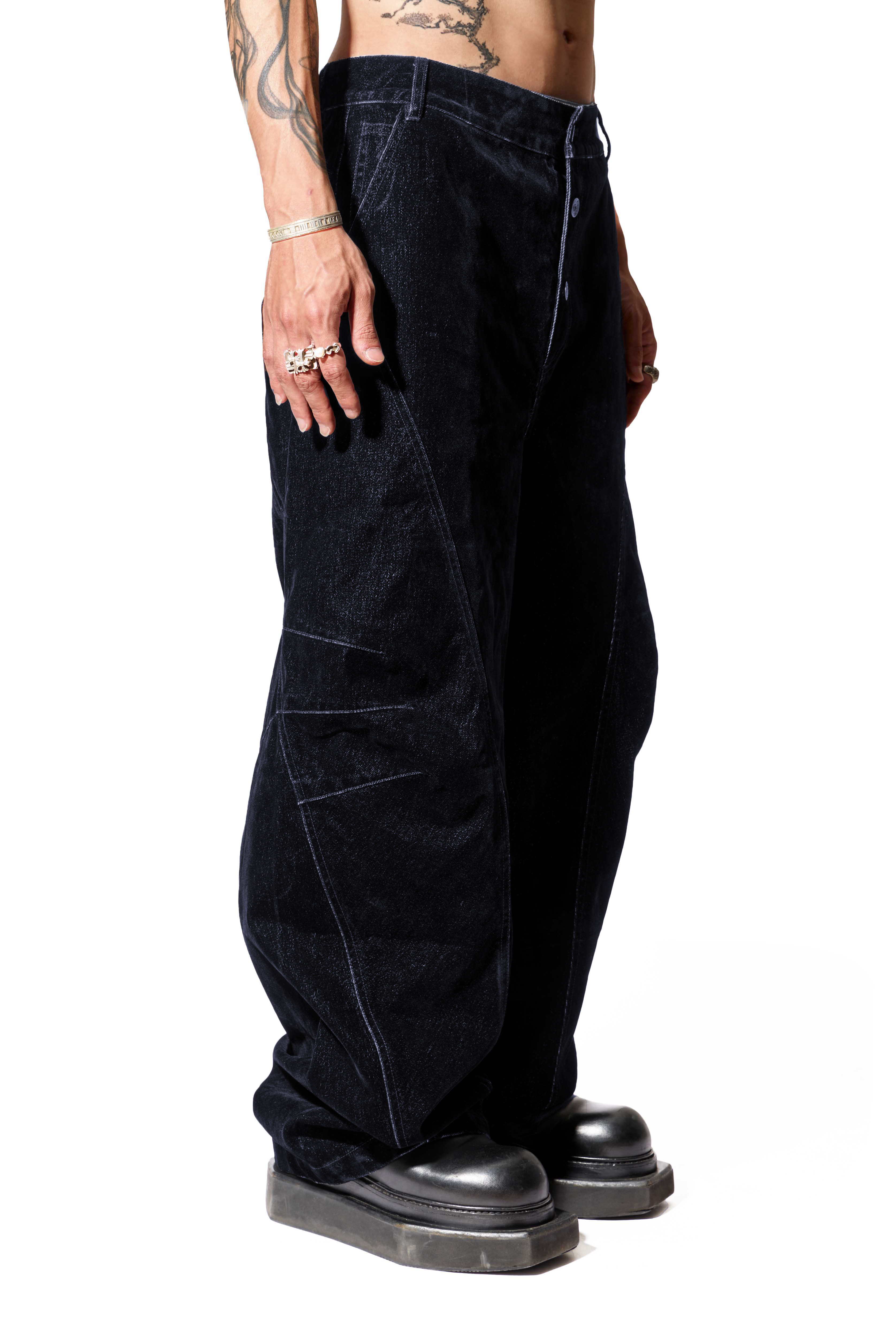 REMIX "Ergon Pants" (BlackBlue)