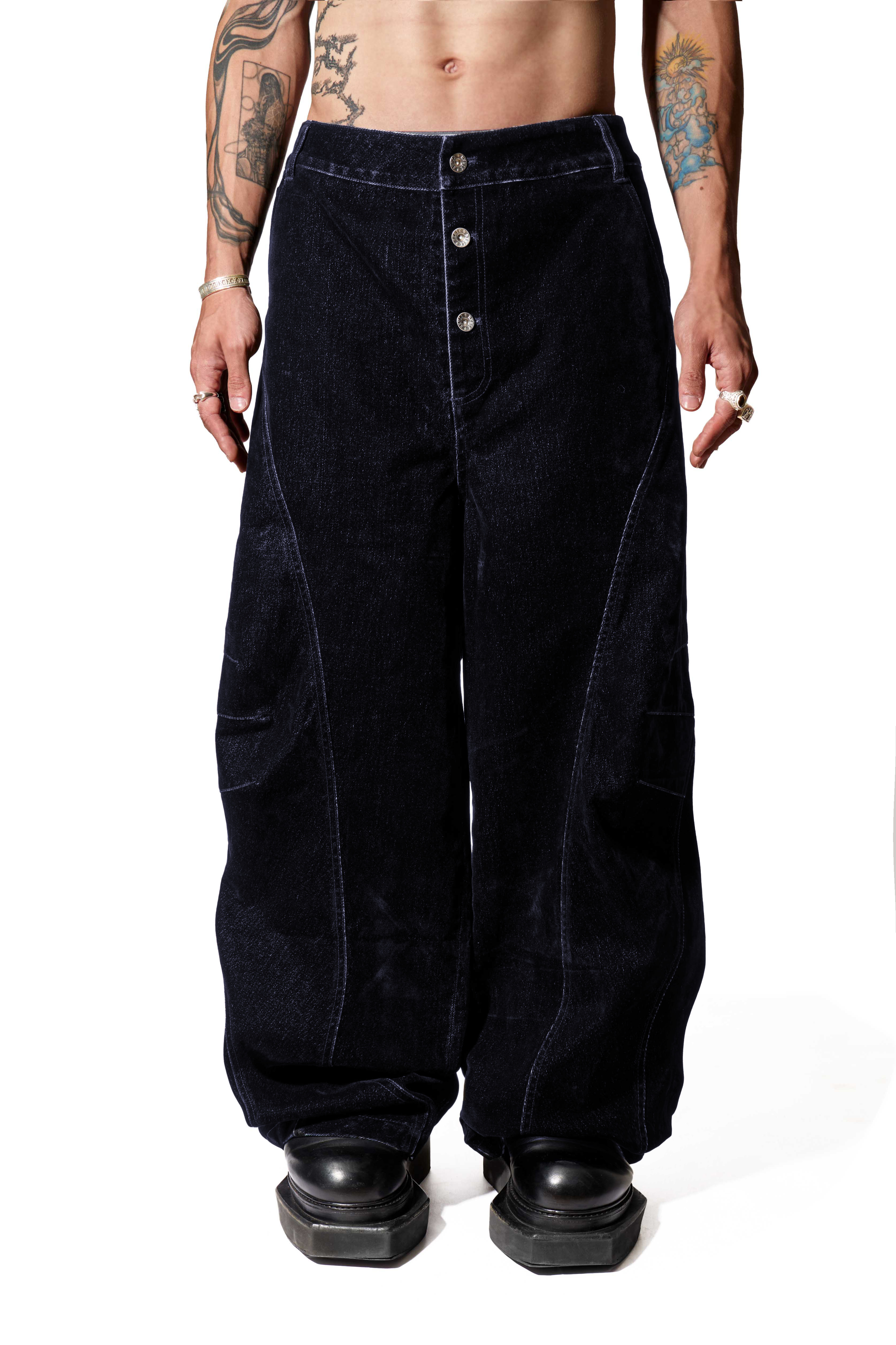 REMIX "Ergon Pants" (BlackBlue)