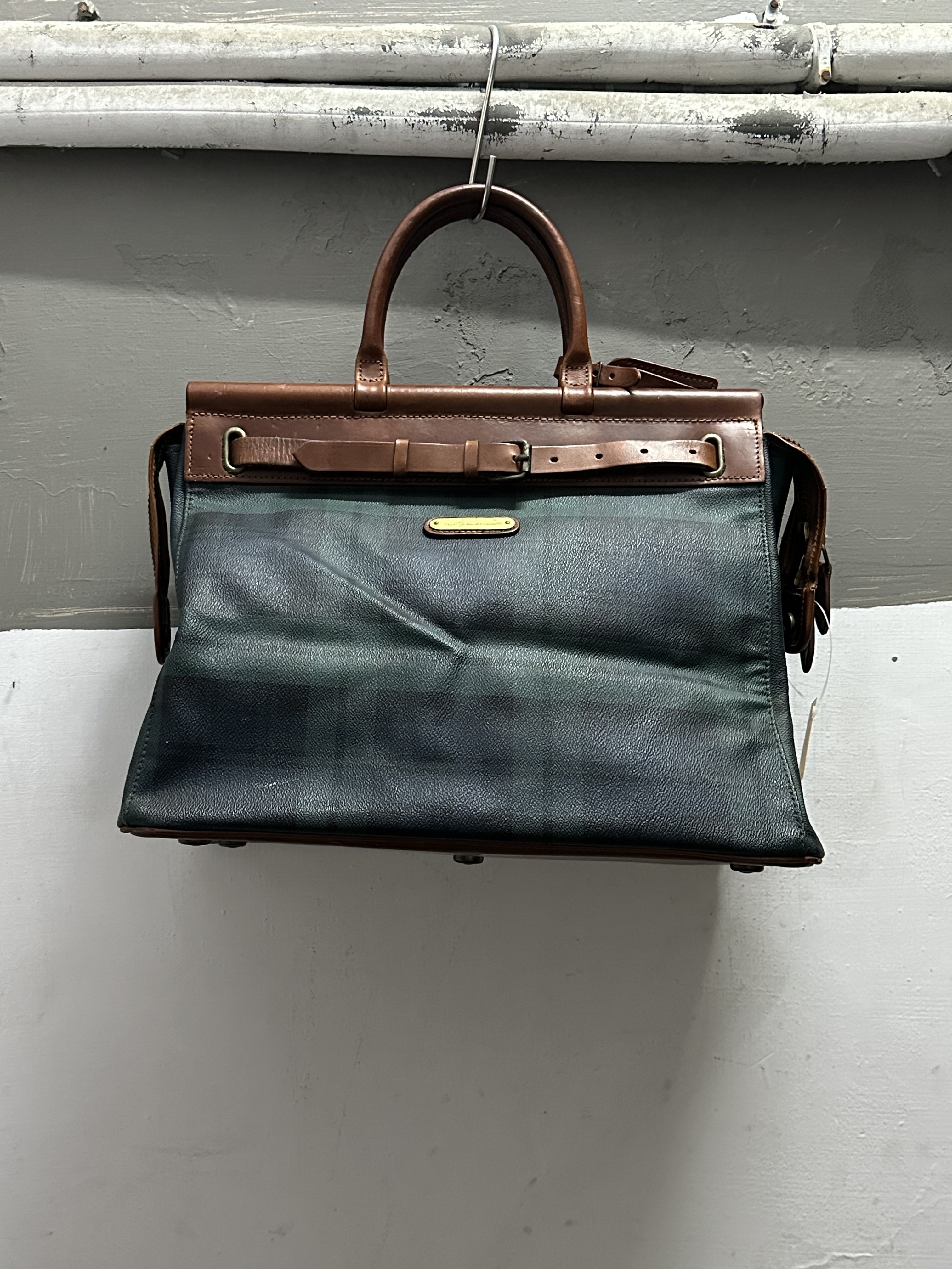 90's Polo Ralph Lauren Black Watch Doctor Bag