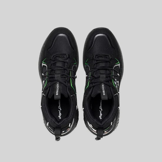 iSNEAKERS｜Royal elastics TRON (Star III) 運動休閒鞋  黑綠 010261-994