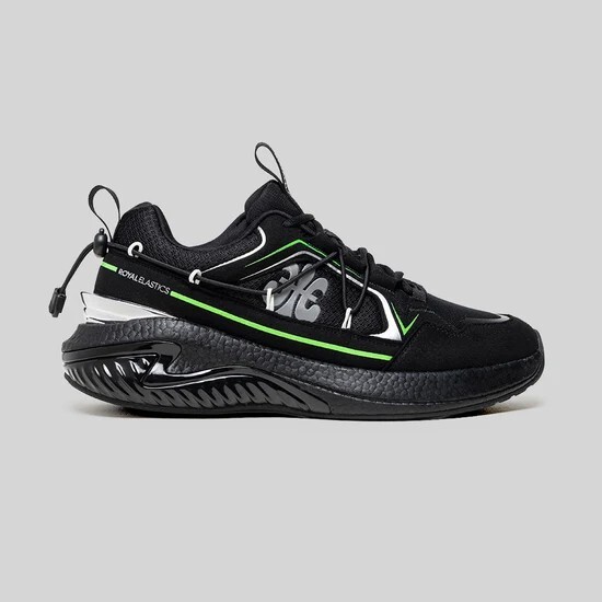 iSNEAKERS｜Royal elastics TRON (Star III) 運動休閒鞋  黑綠 010261-994