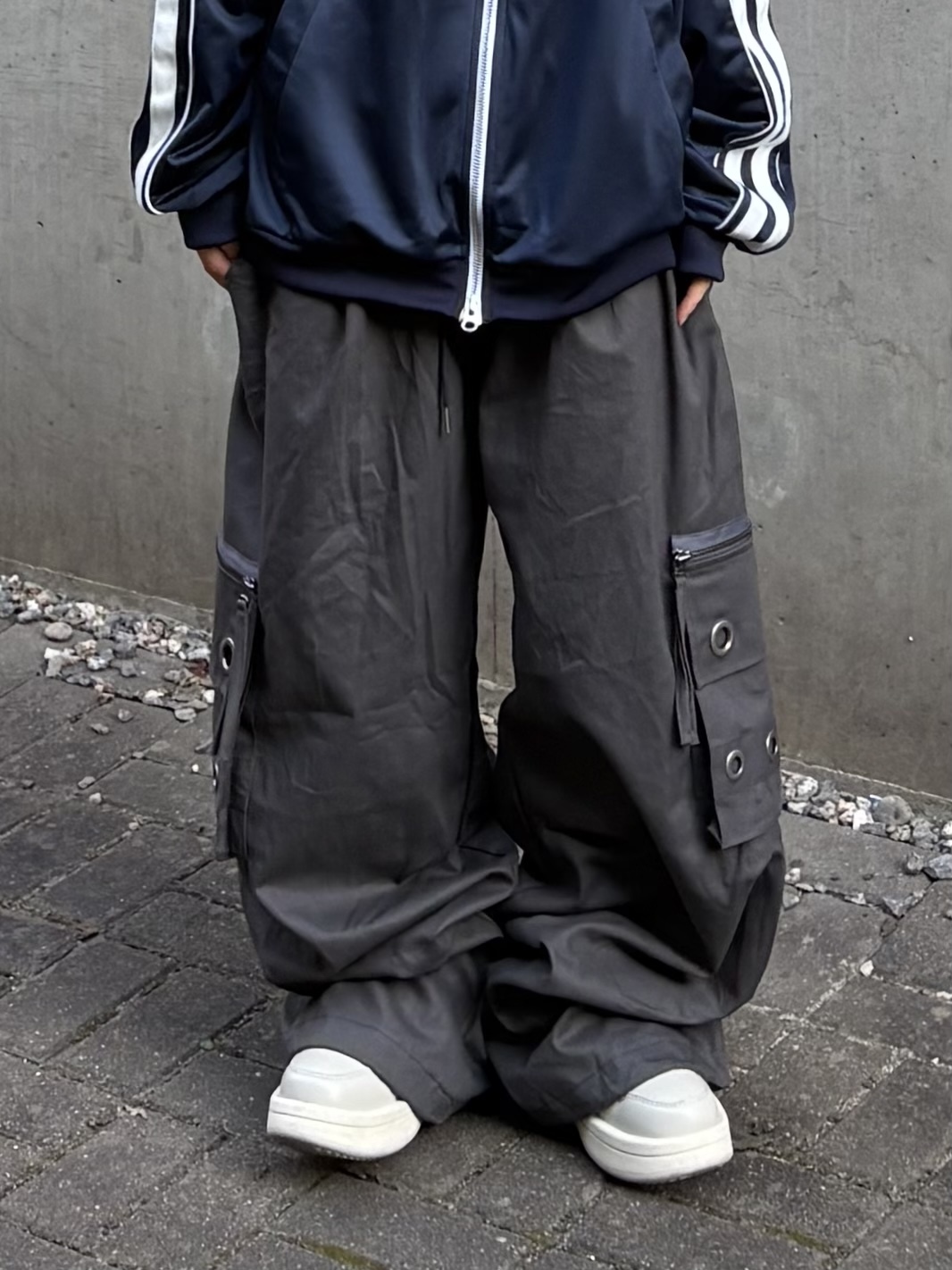Lauren Eyelet Zipper Cargo Pants