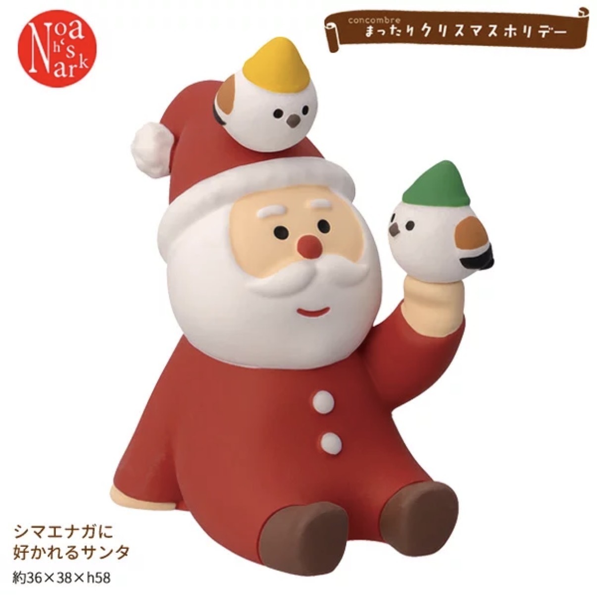 【聖誕限定】JP comcombre 聖誕老人 坐版玩雪之妖精 6475 TK261005