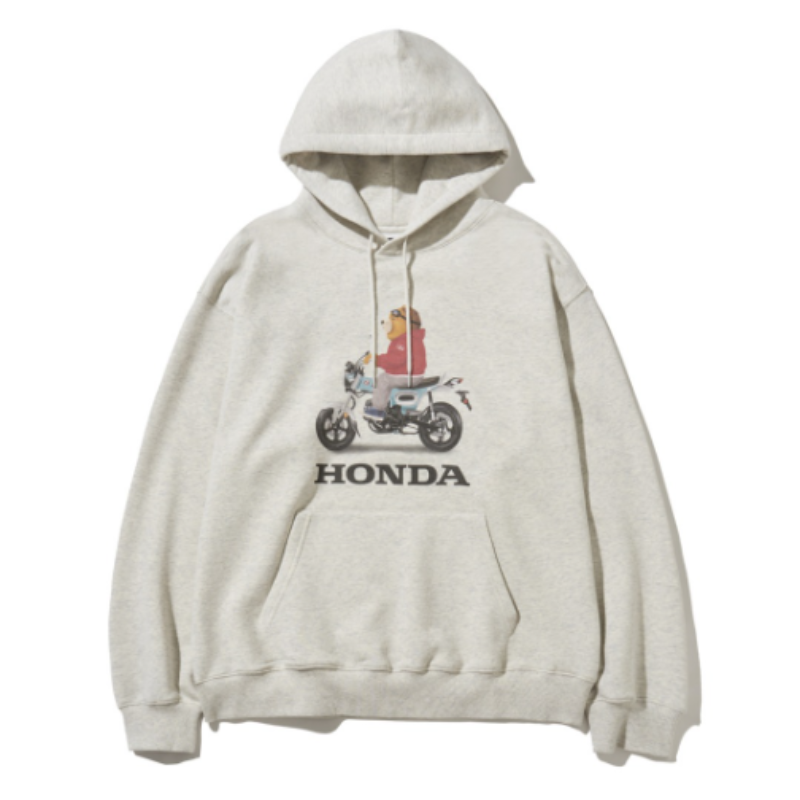 【代購】本田 HONDA PHYSICAL EDUCATION Dax Bear Hoodie Oatmeal 小熊連帽衛衣 燕麥色