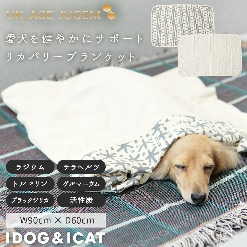 【iDog & iCat】UNAGE JUGEM Gauze Blanket (90×60cm)