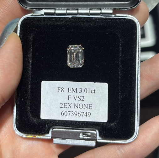 JA261005-K231-F8-粿石-FANCY DIAMOND-EM 3.01ct F VS2, 2EX NONE 607396749(已包IGI證書)
