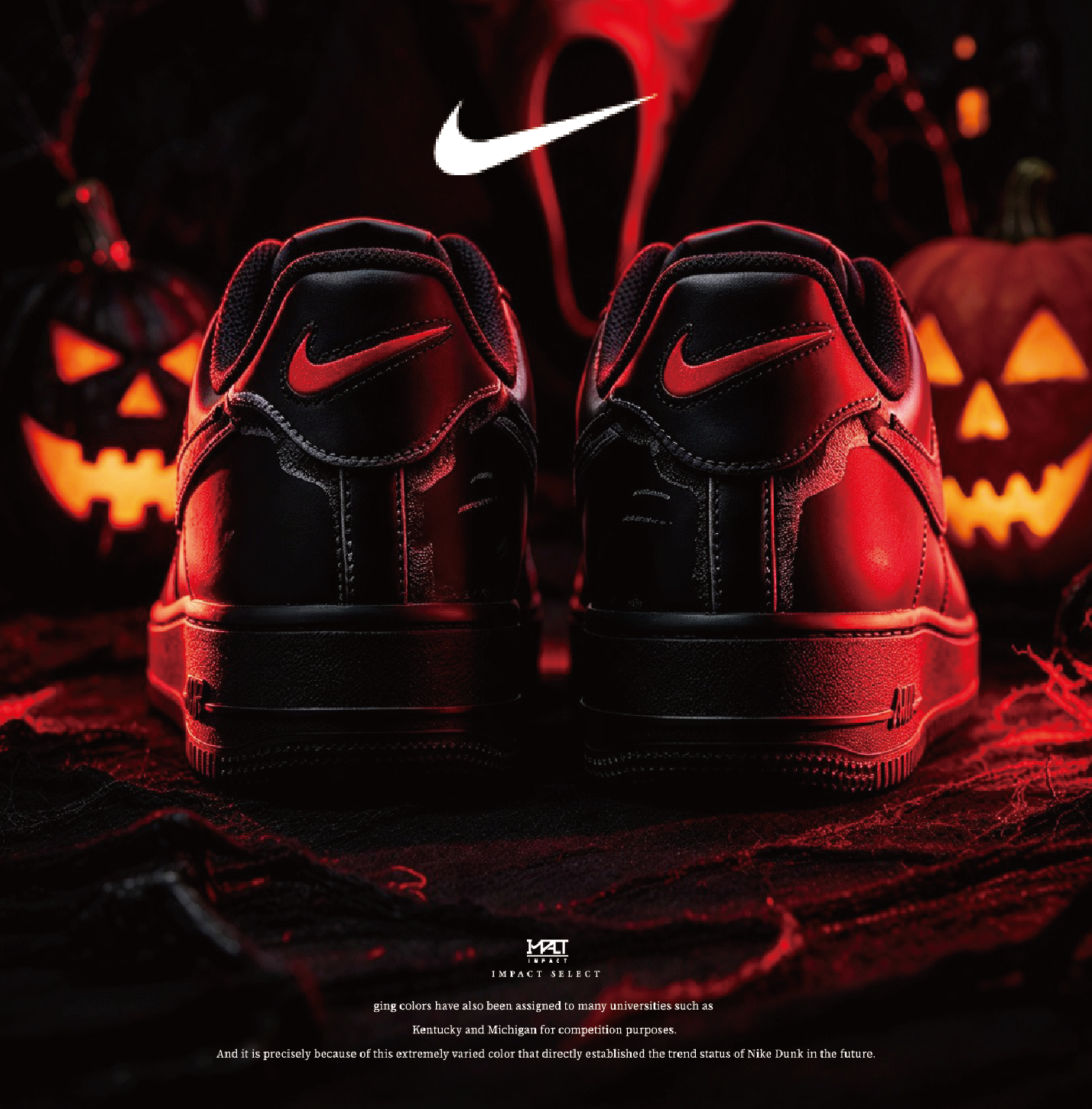 Nike Air Force 1 萬聖節限定 驚聲尖叫 IZ1207-010
