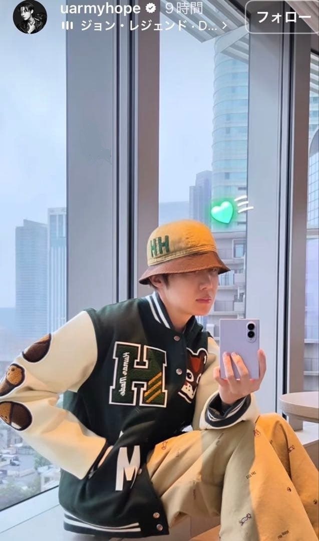 『代購+現貨』2026AW HUMAN MADE HUMAN HOPE VARSITY JACKET TOKYO BTS J-HOPE 著用款 超限量 東京旗艦店 限定 愛心 松鼠 外套 現貨