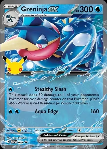 Pokemon PTCG 30th Celebration Sylveon ex Box and Greninja ex Box Set