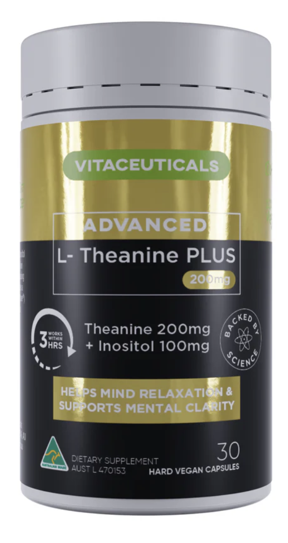1006AU19-AUS-HP-Vitaceuticals Advanced 茶胺酸複合配方 30粒 [買2件$278 平均$139/件] (E19)