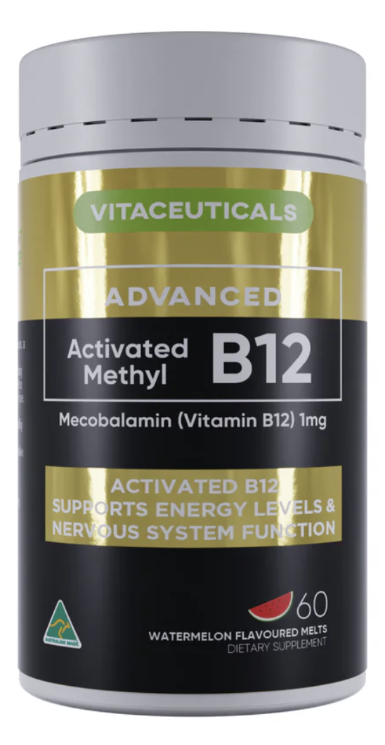 1006AU20-AUS-HP-Vitaceuticals Advanced 活性甲基維他命B12 60片 [買2件$198 平均$99/件] (E20)