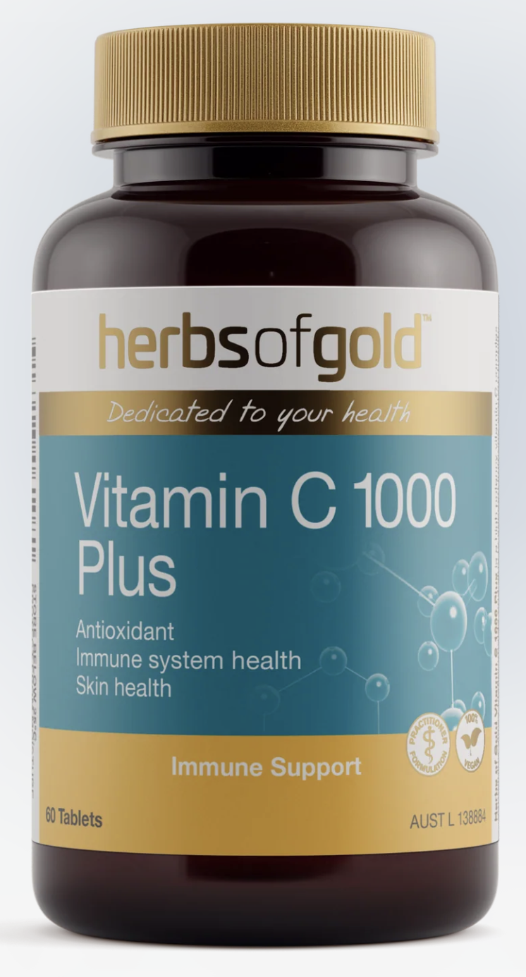 1006AU37-AUS-HP-Herbs of Gold 維他命C 1000 Plus 60片 [買2件$278 平均$139/件] (E37)