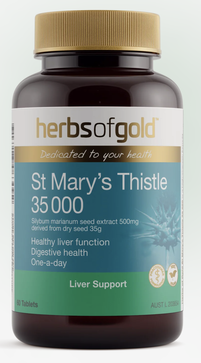 1006AU39-AUS-HP-Herbs of Gold 聖瑪利亞薊 35000 60片 [買2件$458 平均$229/件] (E39)