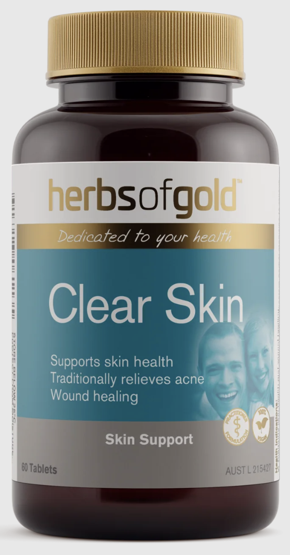 1006AU49-AUS-HP-Herbs of Gold Clear Skin 淨肌配方 60粒 [買2件$508 平均$254/件] (E49)