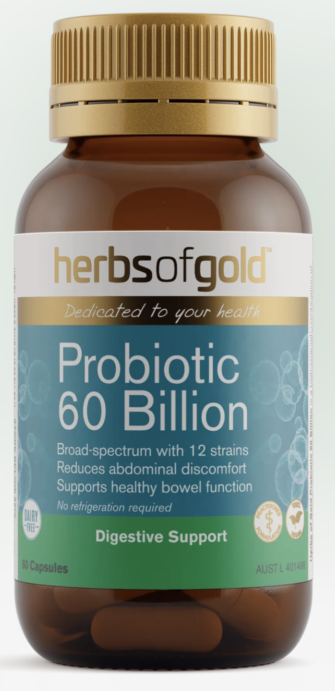 1006AU50-AUS-HP-Herbs of Gold 600億益生菌 60粒 [買2件$868 平均$434/件] (E50)