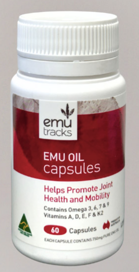 1006AU52-AUS-HP-Emu Tracks 鴯鶓油膠囊 60粒 [買2件$438 平均$219／件] (E52)