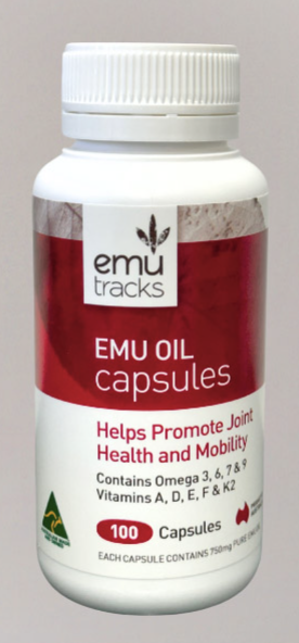 1006AU53-AUS-HP-Emu Tracks 鴯鶓油膠囊 100粒 [買2件$668 平均$334／件] (E53)