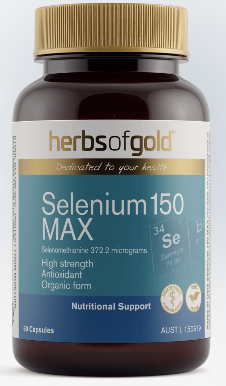 1006AU42-AUS-HP-Herbs of Gold 硒元素150 MAX 60片 [買2件$288 平均$144/件] (E42)
