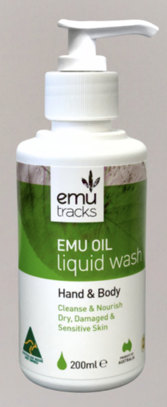 1006AU62-AUS-HP-Emu Tracks 鴯鶓油洗手沐浴露 200ml [買2件$278 平均$139/件] (E62 按壓瓶/F62 軟擠壓瓶)