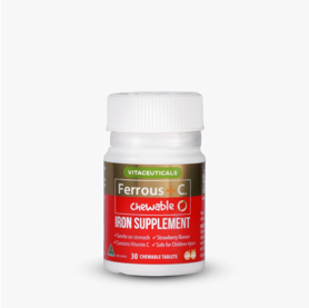 1006AU32-AUS-HP-Vitaceuticals Ferrous+C 鐵質補充配方 30粒 [買2件$198 平均$99/件] (E32 咀嚼片/F32 標準配方)
