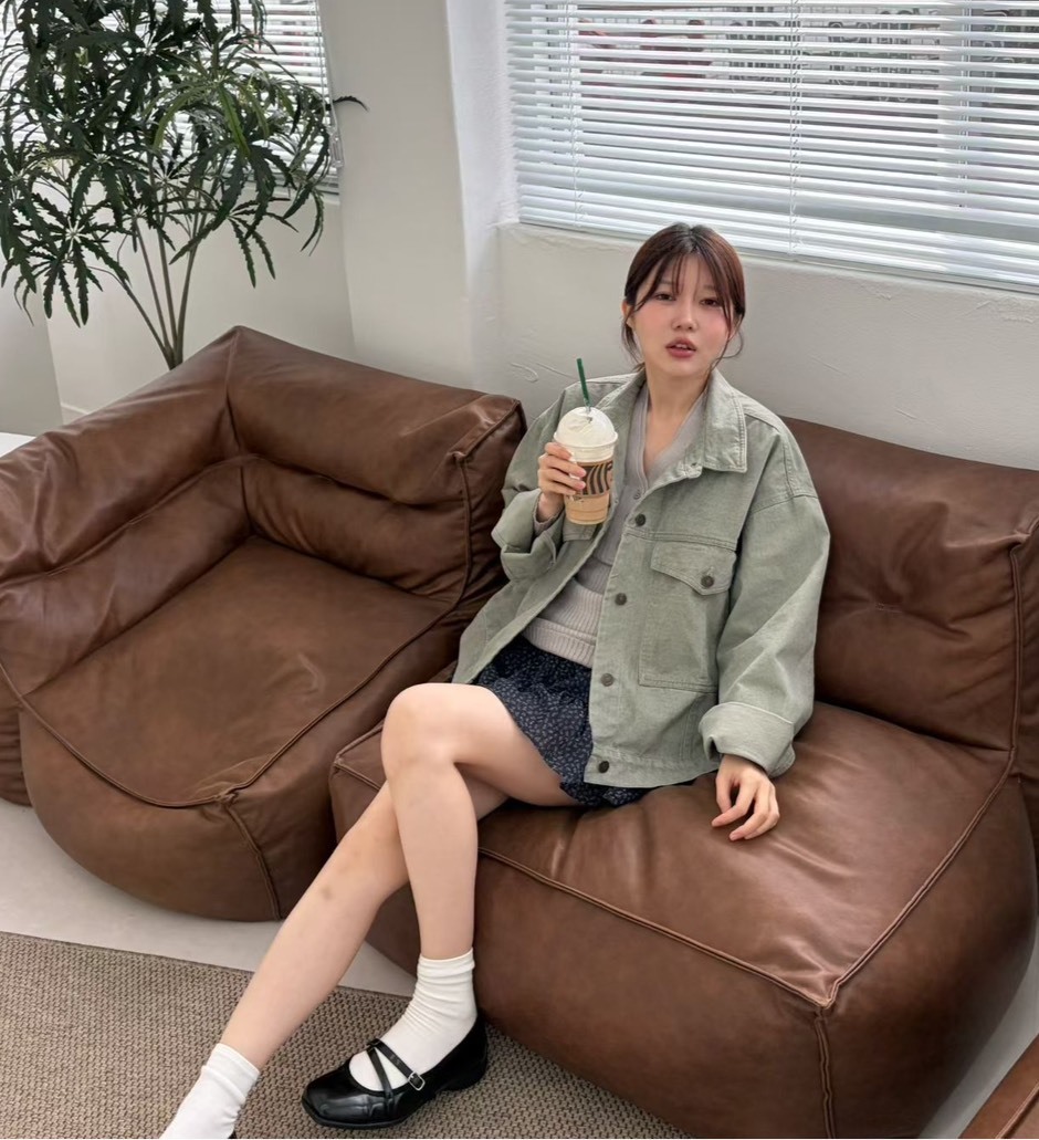 水細絨牛仔夾克
