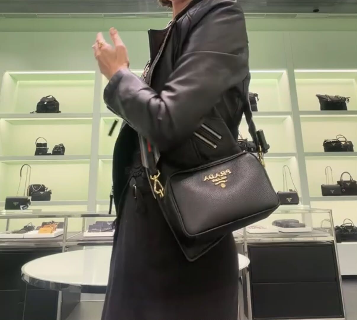 英國代購-PRADA 1BH096 BANDOLIERA