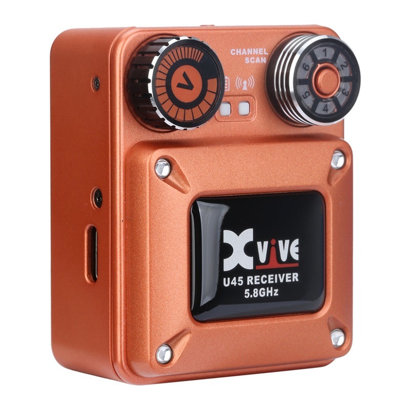 Xvive U45 特別版橘色｜無線監聽系統