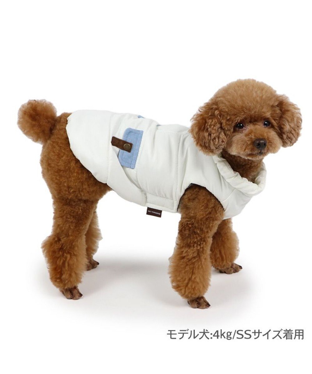 【Pet Paradise】Air Vest - Denim Pocket / Check Pocket <633-29329>