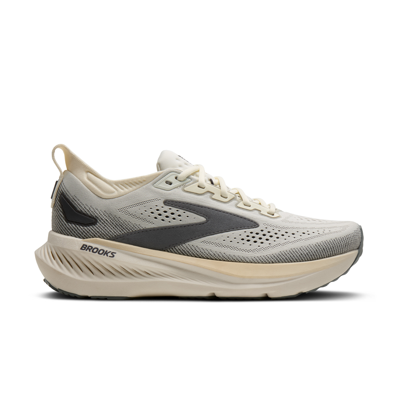 Brooks Men's Glycerin 23 Running Shoes - Coconut/Bleached Sand/Grey