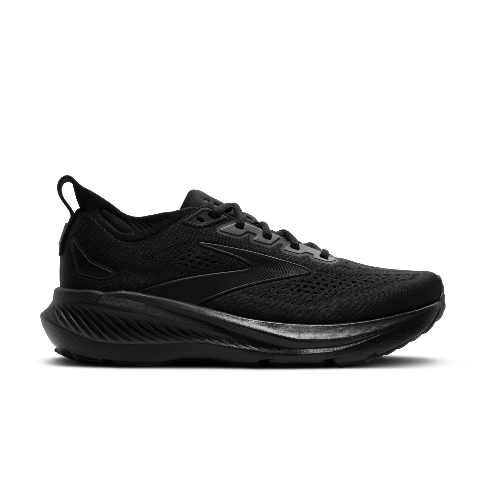 Brooks Men's Glycerin GTS 23 Running Shoes - Black/Black/Ebony - 2E