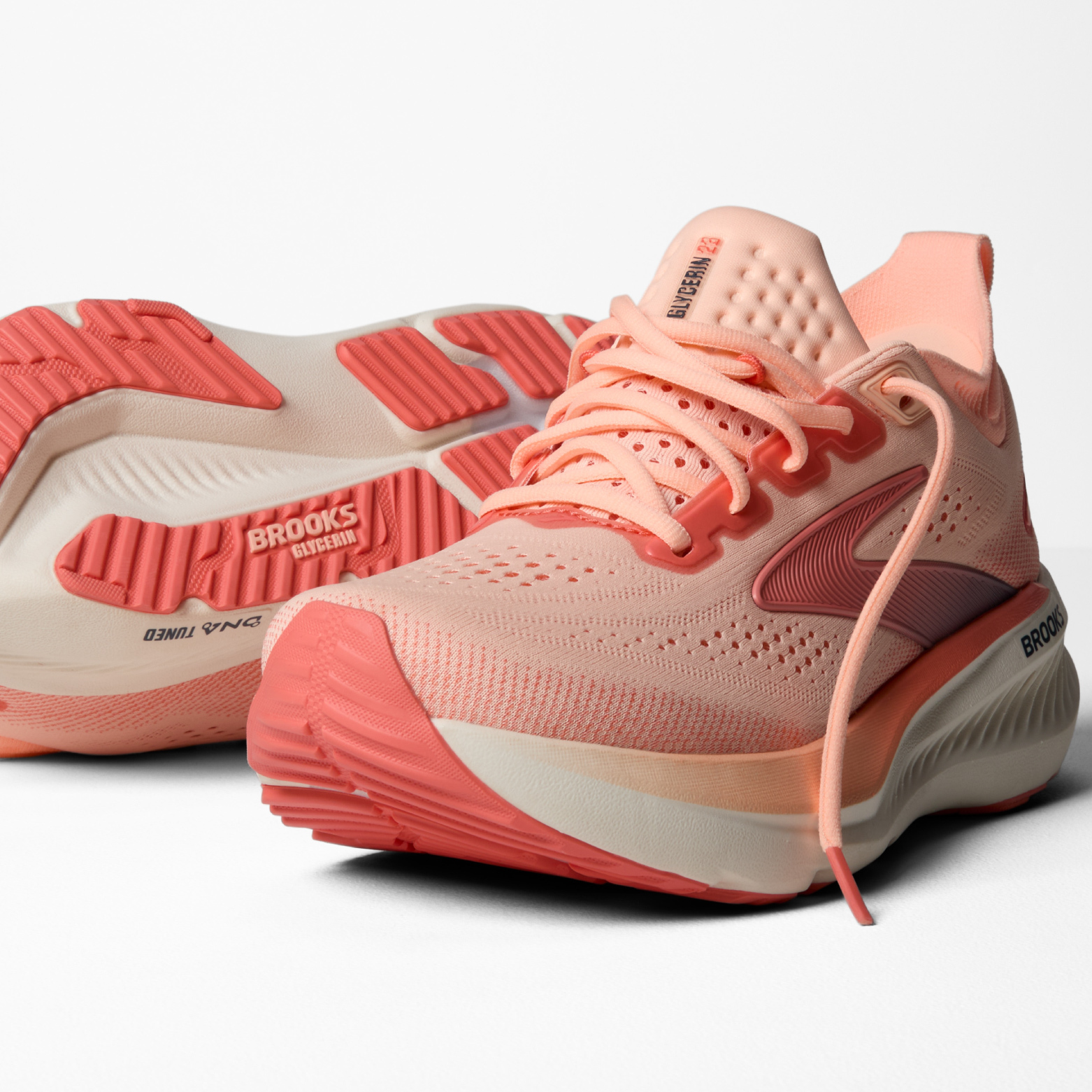 Brooks Women's Glycerin 23 Running Shoes - Cora/Peach/Spellbound