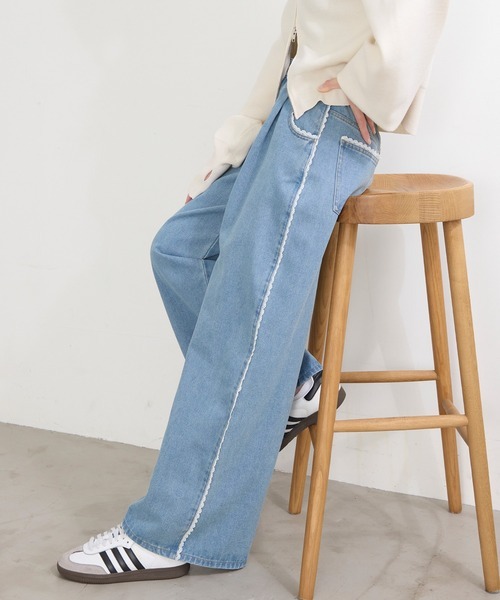 JP Lace 邊牛仔褲