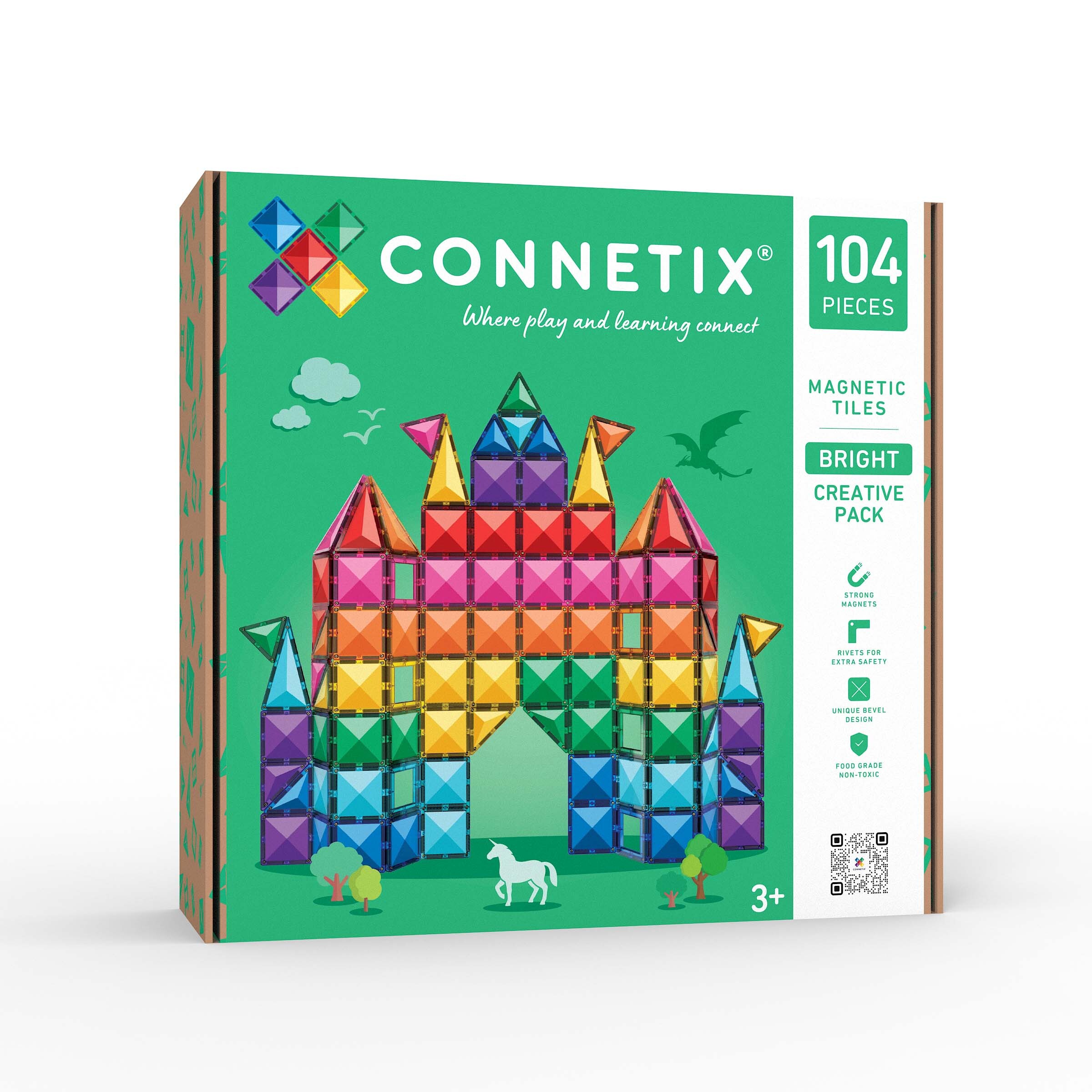 Connetix 磁樂®- 104片亮彩創意組